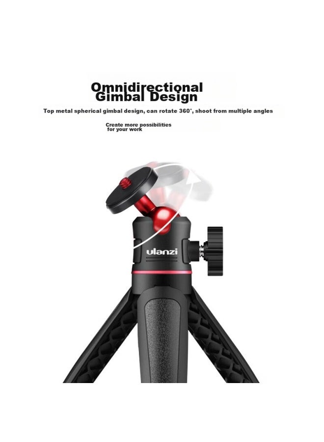 Ulanzi Mt-08 Tripod, Gopro 12/13 Selfie Stick Adapter Kit (Black), Portable Tripod, Desktop, Action5Pro/4/3 Action Camera Accessory - Image 4