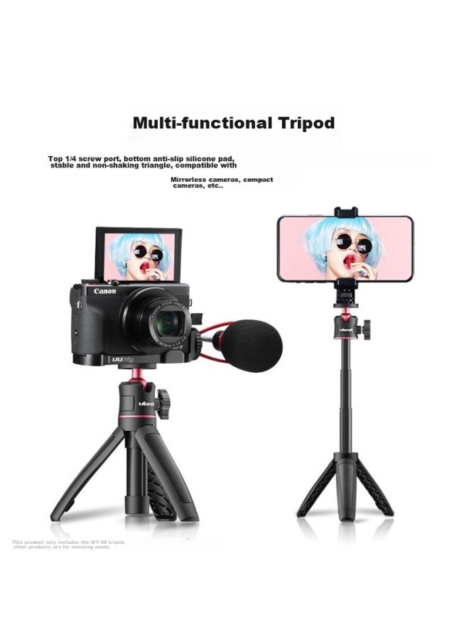 Ulanzi Mt-08 Tripod, Gopro 12/13 Selfie Stick Adapter Kit (Black), Portable Tripod, Desktop, Action5Pro/4/3 Action Camera Accessory - Image 5