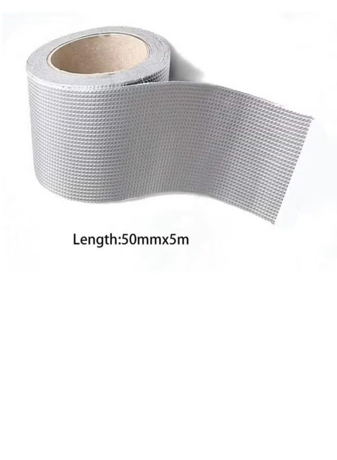 1 PCS Waterproof Tape Aluminium Foil Tape Leakage Repair Waterproof Adhesive Tape Sealing Butyl Rubber Tape Be Suitable For Pipe Leakage Roof Water Tape - Image 2