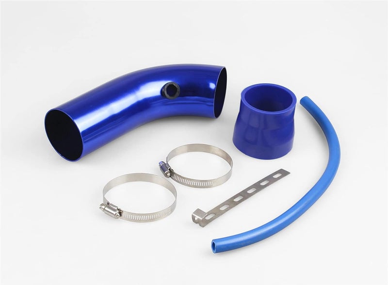 LPFIDI 3 Inch Universal Aluminum Cold Air Intake System Filter Car Truck Turbo Piping Blue - Image 2