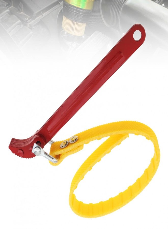 ePathChina 8 Inches Belt Strap Wrench, Adjustable Strap Wrench with Steel Handle for Replacing Oil Filters, Water Filters, PVC Pipe Joints - Image 5