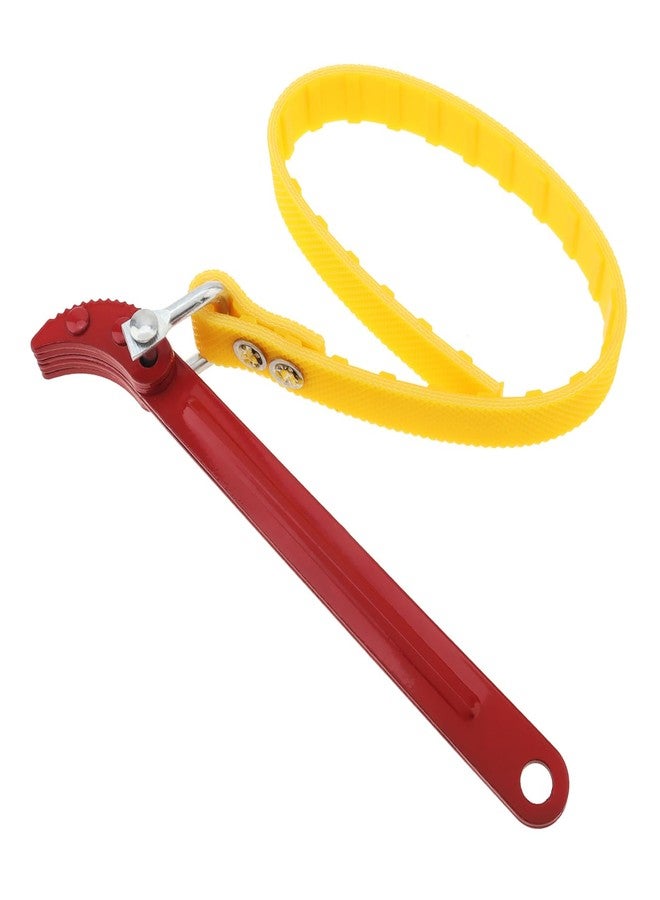 ePathChina 8 Inches Belt Strap Wrench, Adjustable Strap Wrench with Steel Handle for Replacing Oil Filters, Water Filters, PVC Pipe Joints - Image 4