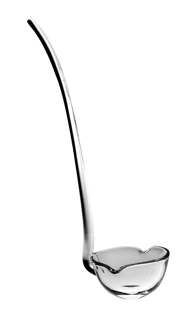 Barski Barski  European Quality  Mouthblown  Glass  Punch Ladle  14 Long  Made in Europe