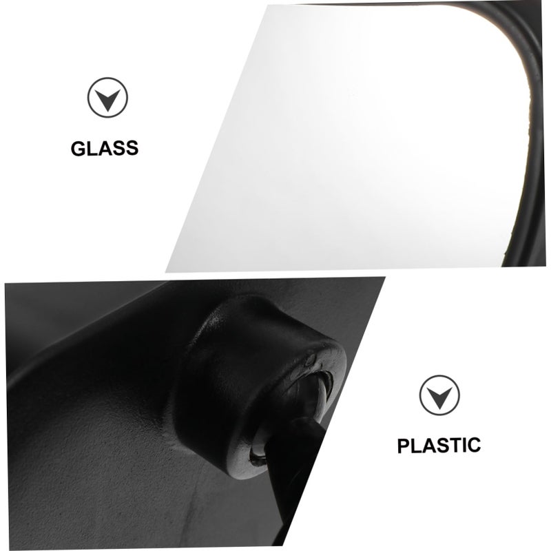 Wide Angle Car Rearview Mirror for Safety Driving Observation Black - Image 5