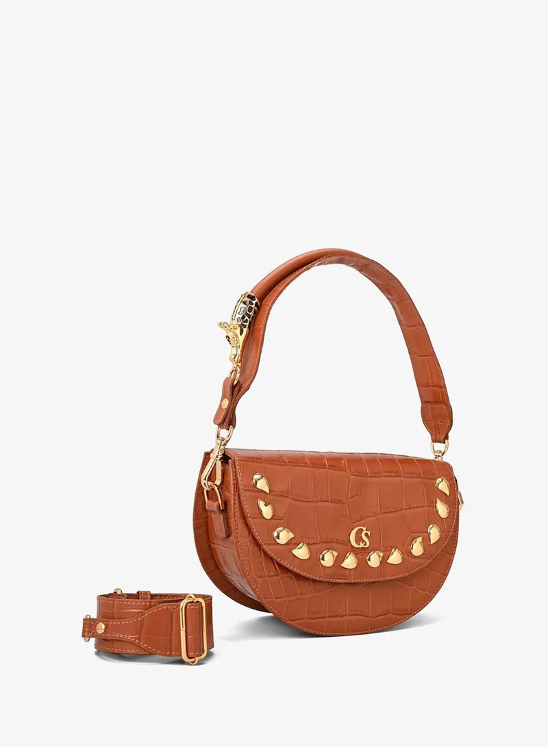 Brown Saddle Bag