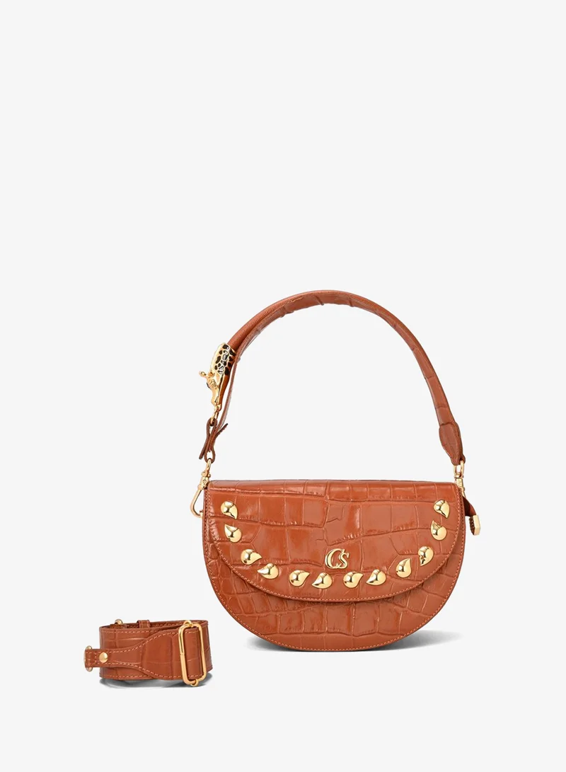 Carmen Steffens  Brown Saddle Bag for Women | Best Price UAE