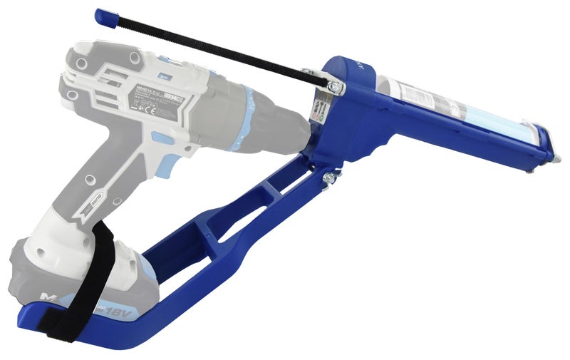 TIVOLY - T-Gun F300 Cartridge Caulking Gun - for Cordless Drill and Screwdriver- for Ã˜ 1,96" - 10,48 fl oz cartridges - Image 1