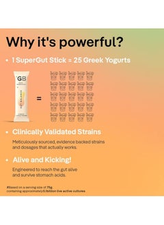 The Good Bug The Good Bug Byebye Bloat Supergut Powder For Healthy Digestion | Pre & Probiotic Supplement That Helps With Bloating, Gas & Heartburn | 2.5 Billion Cfu Of Clinically Proven Strain | 30 Days Pack  - Image 4