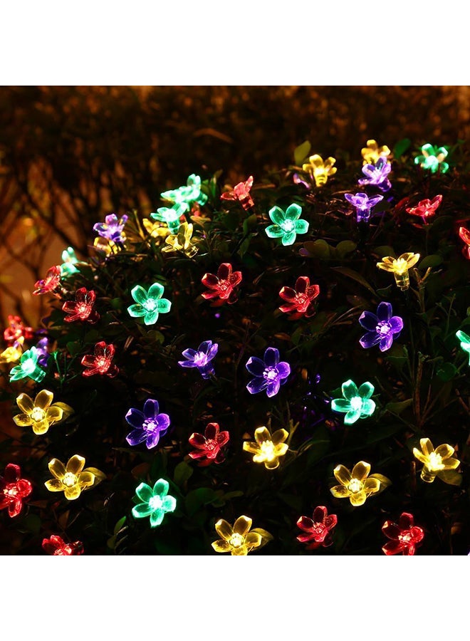 Cherry Blossom Solar String Lights Multicolour 7meter - Image 3
