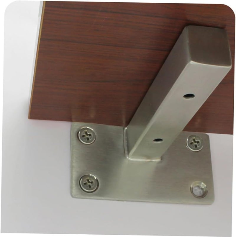 Heavy Duty Wall Mounted Shelf Bracket Stainless Steel Support for Kitchen Garage Workshop - Image 3