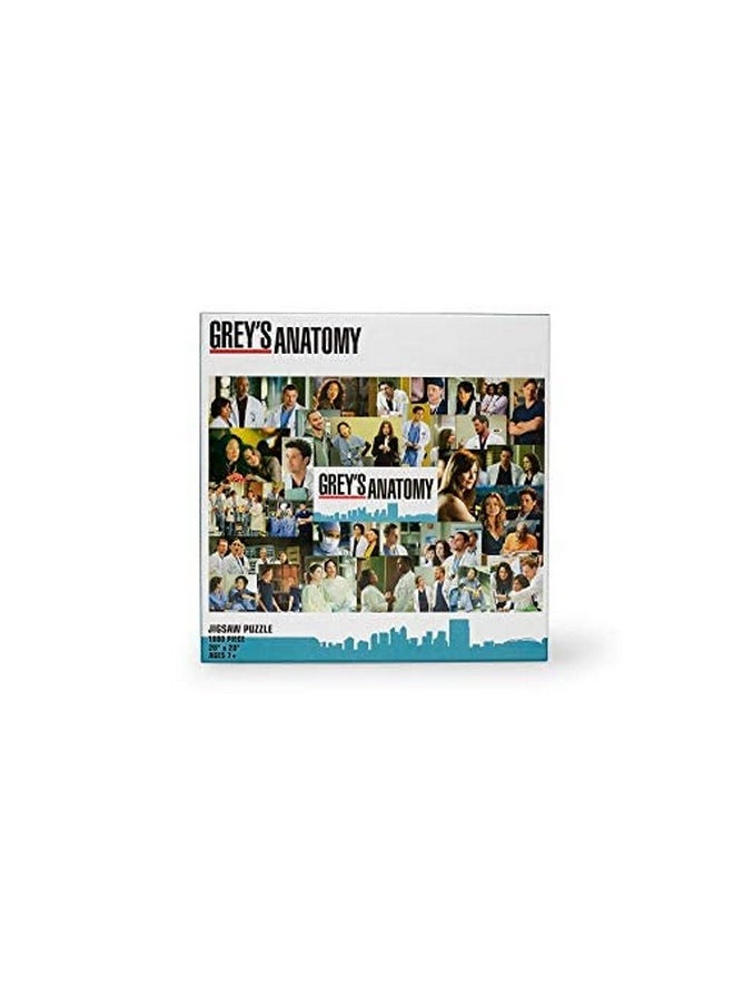 توينك لعبة تركيب الصور المقطوعة Grey'S Anatomy Collage المكونة من 1000 قطعة للكبار | هدايا ألعاب تعليمية | لعبة ألغاز تفاعلية مليئة بالتحديات لليلة اللعب العائلية | 28 × 20 بوصة  - Image 3