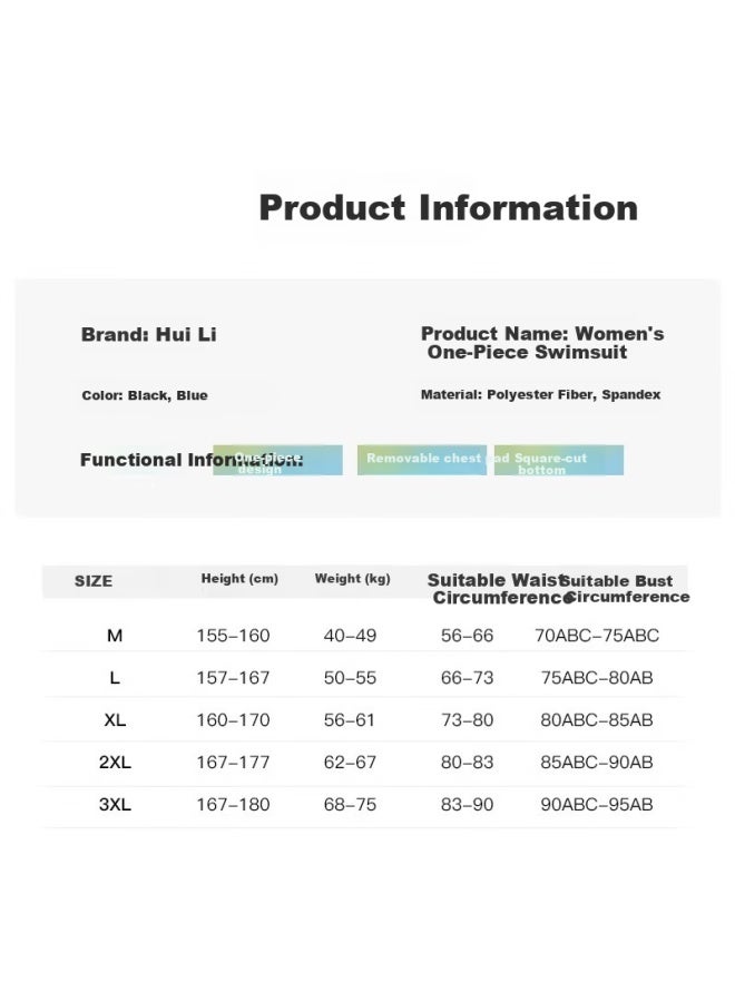 Pull Back Backforce Women's Conservative Slimming One-piece Swimsuit For Ladies Swimming Pool Sports Spa Swimwear 15008 - Image 2