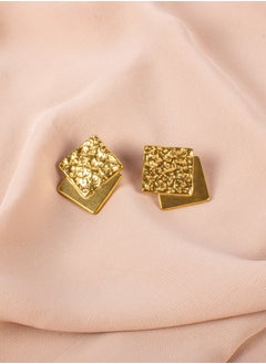 The Black Pearl Accessories Stainless Steel Gold Earring  - Image 1
