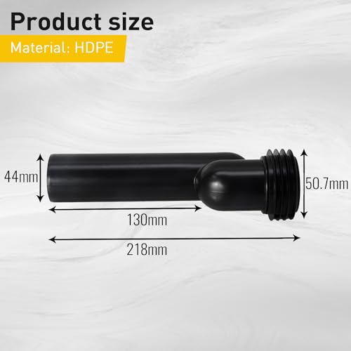 OasisFlow Wall Hung Toilet Pipe Connector with HDPE Material, Compatible with Geberit 405.116 Toilets Hidden Water Tank Toilet Parts, Bidet & Bidet Parts Easy Installation - Image 5