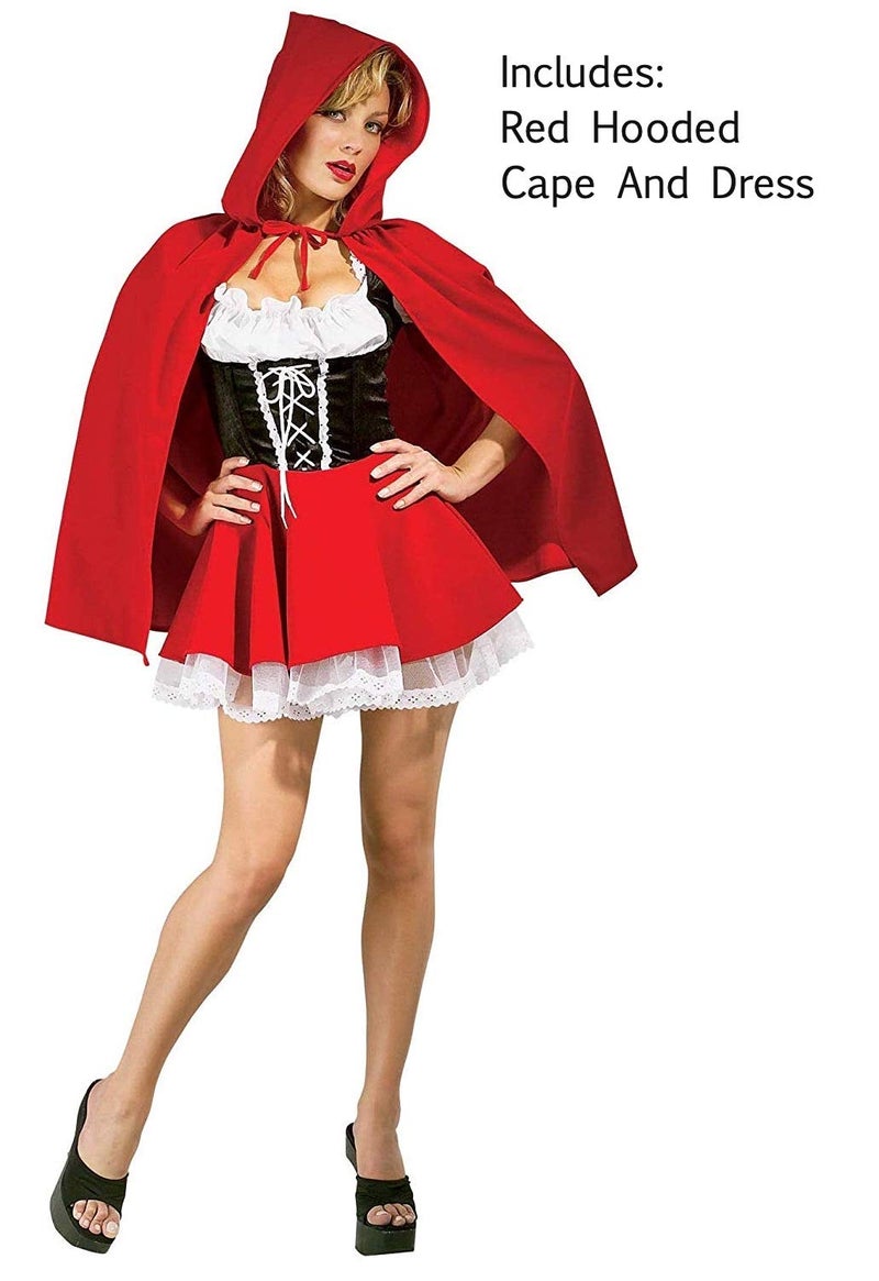 Rubies Red Riding Hood Costume Dress for Adults, Women's Medium - Image 1