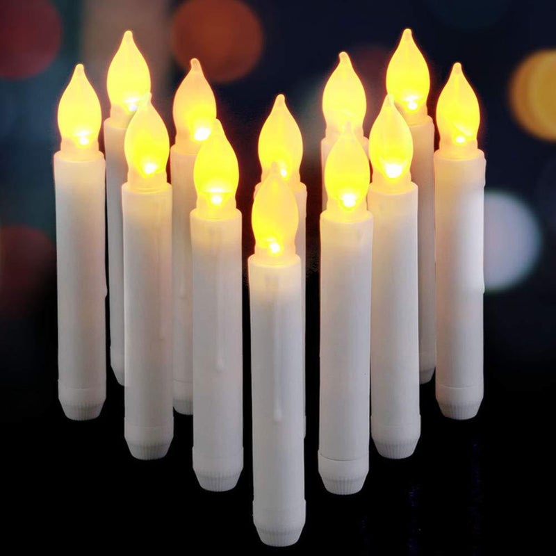 6pcs Simulation Candle Lamp Candle Lamp Pole Candle Light for Halloween Dancing Evening Without Battery Size 3 - Image 3