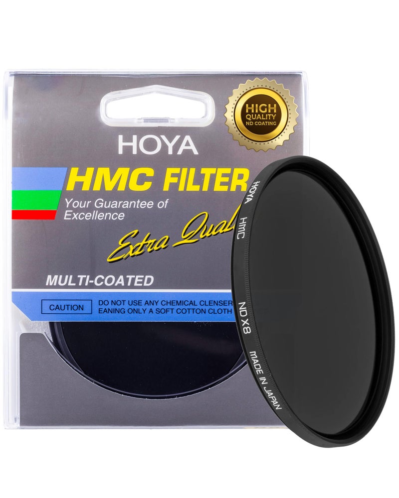 Hoya ND8X Screw-in Neutral Density Camera Lens Filter â€“ 52mm ND filter â€“ 3-Stop Light Reduction â€“ Multi-Coated â€“ Control Shutter Speed & Depth - Ideal for Waterfalls, Clouds & Bright Light Photography