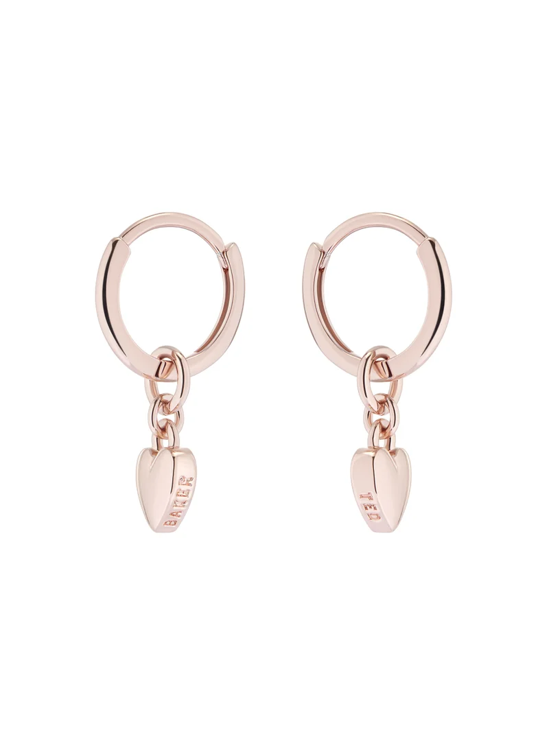 تيد بيكر Harrye: Tiny Heart Huggie Earrings