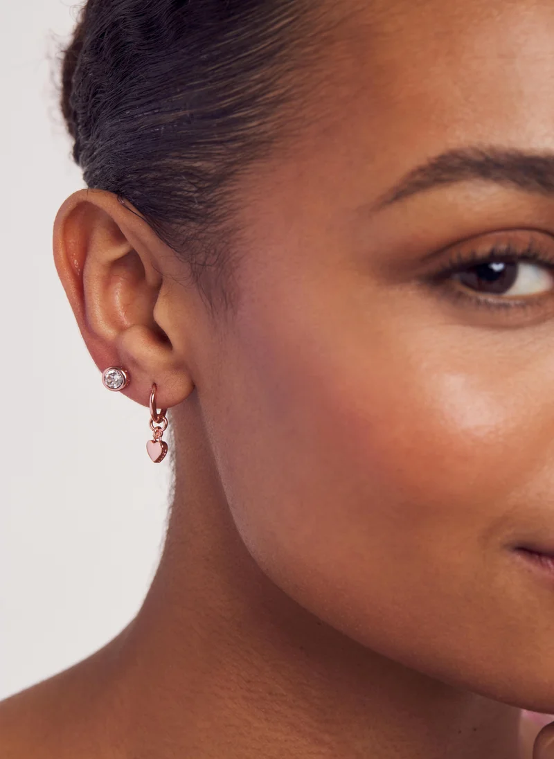 Ted Baker Harrye: Tiny Heart Huggie  Earrings