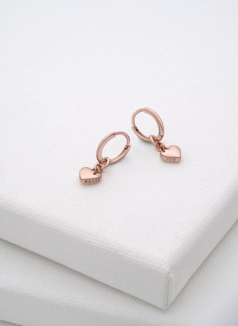 Ted Baker Harrye: Tiny Heart Huggie  Earrings  - Image 3