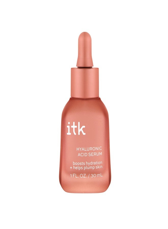 ITK Hyaluronic Acid Serum with Niacinamide & Squalane - Hydration & Plumping Anti-Aging Serum For Face - Deep Moisture Hydrating Face Serum For Sensitive + Dry Skin - Vegan + Cruelty Free, 1 Fl Oz - Image 1