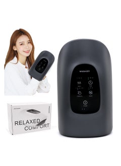 General Hand massage, hand care, relaxation device, palm, finger, heat, pressure, warming, acupressure, hand rest, 5 fingers, hand, acupressure, moisturizing, unisex, Respect for the Aged Day, gift, birthday, father, mother, woman, man, Father's Day, gift (gray)  - Image 2