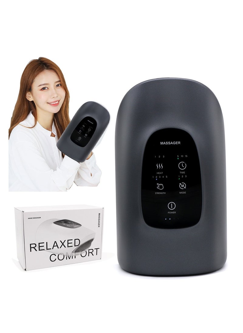 General Hand massage, hand care, relaxation device, palm, finger, heat, pressure, warming, acupressure, hand rest, 5 fingers, hand, acupressure, moisturizing, unisex, Respect for the Aged Day, gift, birthday, father, mother, woman, man, Father's Day, gift (gray)  - Image 2