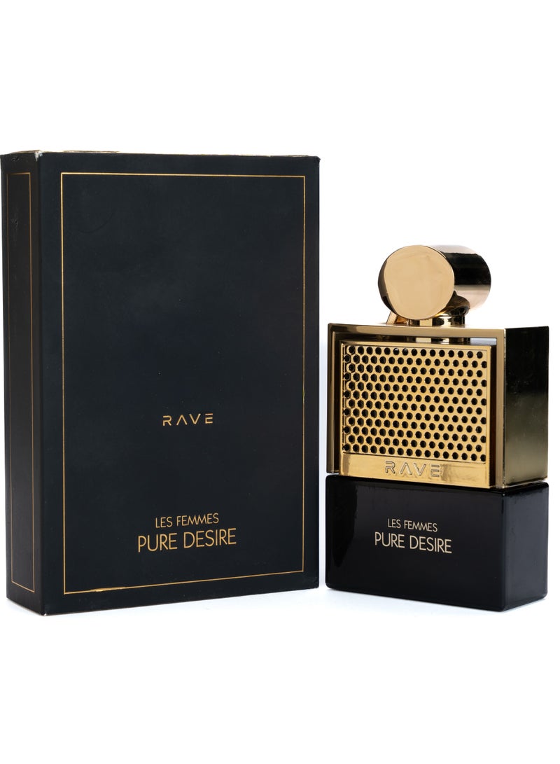 RAVE Pure Desire Eau De Parfum - 100ml | Luxurious, Captivating Fragrance for Both Men and Women - Image 1