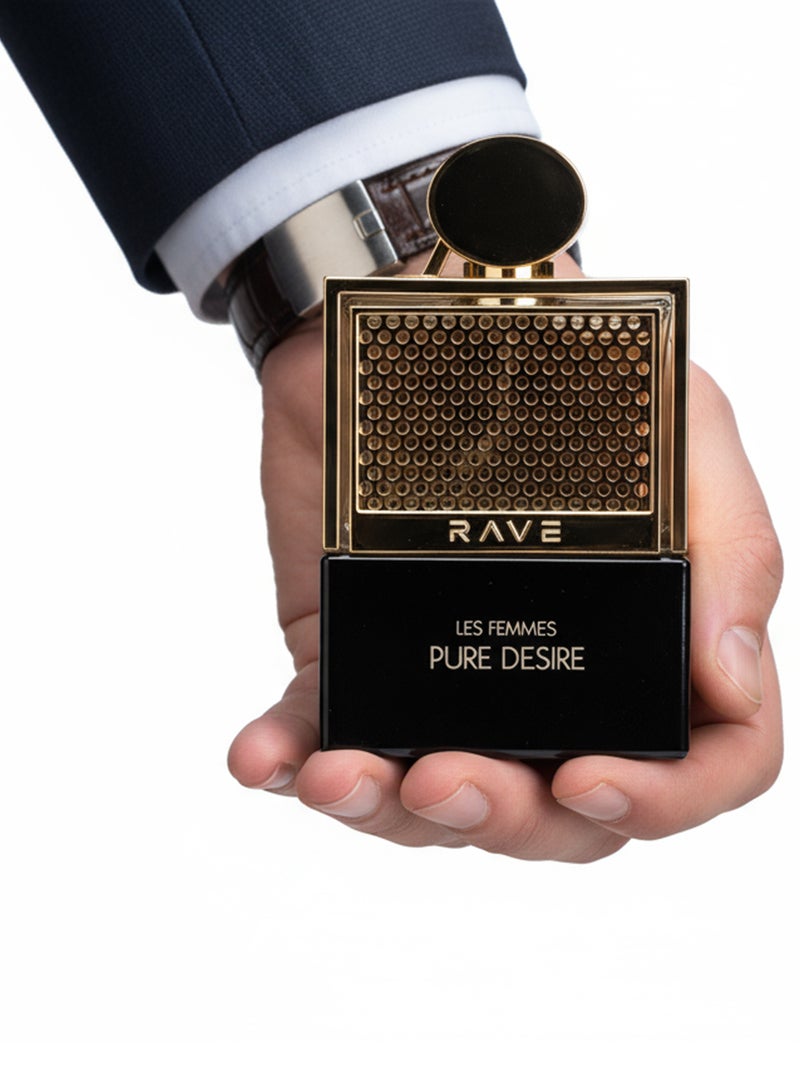 RAVE Pure Desire Eau De Parfum - 100ml | Luxurious, Captivating Fragrance for Both Men and Women - Image 3