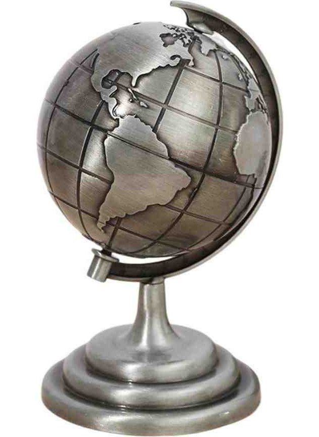 Tasaryum World Globe Metal Decorative Retro Design Home Office Desktop Luxury Home Decor Ornament  - Image 3