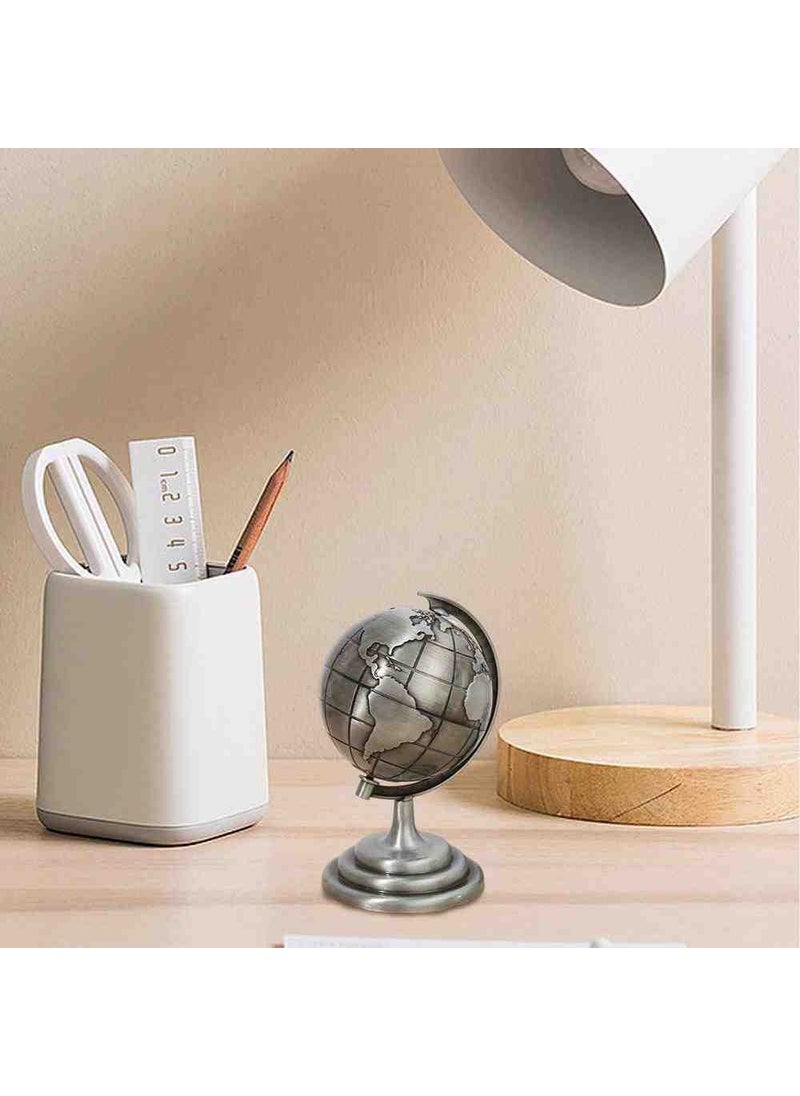 Tasaryum World Globe Metal Decorative Retro Design Home Office Desktop Luxury Home Decor Ornament  - Image 2