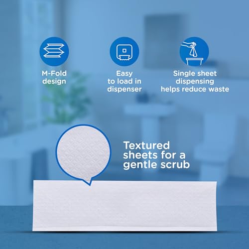 Scott Multi-Fold Paper Towel 28610 - 1 Pack x 250 Sheets (White Colour - Sheet Size 24 cm X 23.1 cm) - Image 4