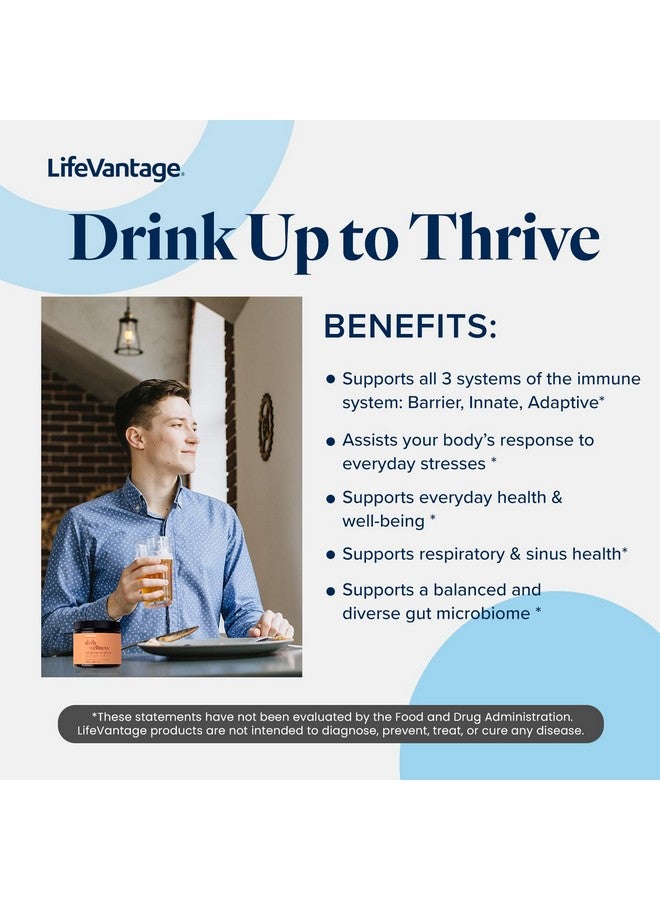 LifeVantage مشروب دعم المناعة اليومي من لايف فانتاج، نكهة حلوة من زهرة البلسان-أساي 178غ 30 حصة - Image 5