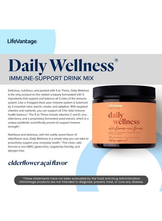 LifeVantage مشروب دعم المناعة اليومي من لايف فانتاج، نكهة حلوة من زهرة البلسان-أساي 178غ 30 حصة - Image 4