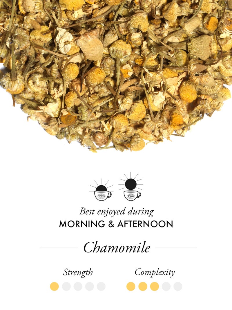 TWG Tea | Chamomile | Herbal Tea | Decaffeinated & Theine-Free | 15 Hand Sewn Cotton Teabags | Gift Set - Image 2