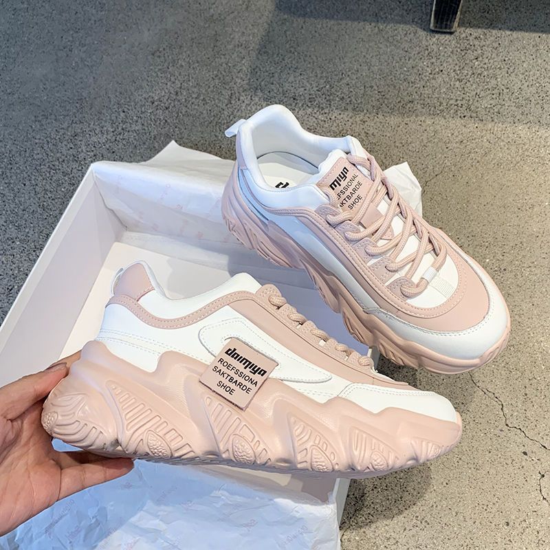 Torre Shoes Platform Platform Fashionable Sneaker Women'S All-Match Ins Casual Breathable Shoes For Women - Image 1