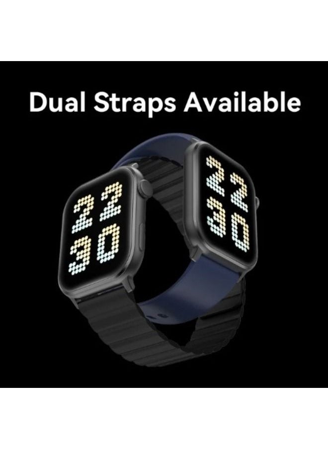 imilab - Smart Watch W02 Bluetooth Calling 1.85" TFT Screen 24h Bio Tracker - Black - Image 1