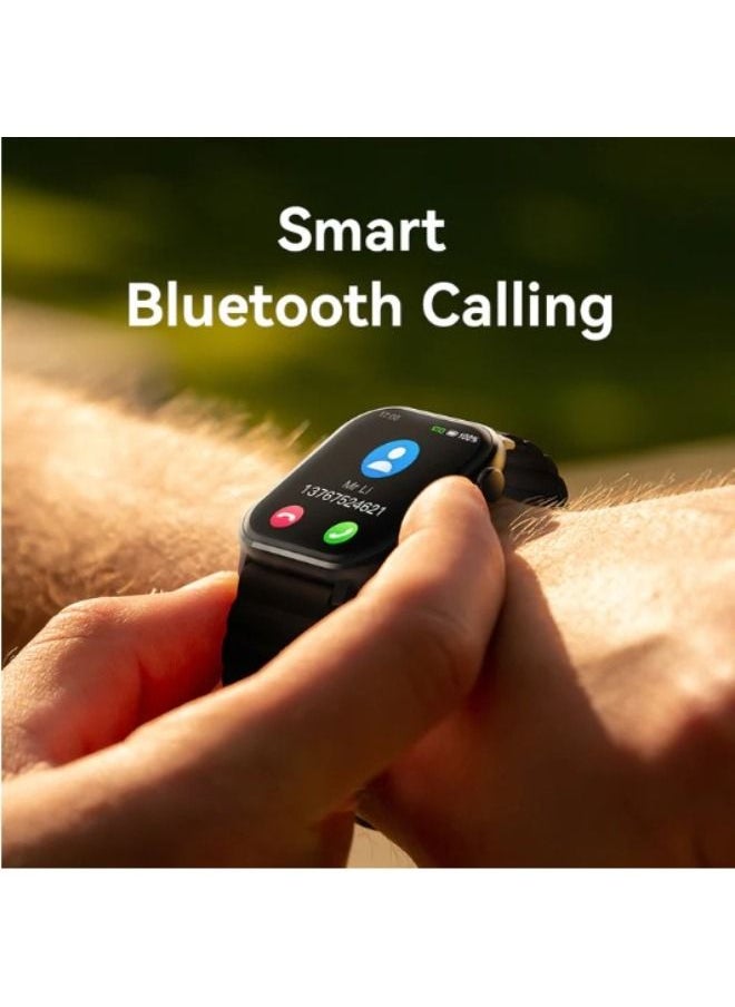 imilab - Smart Watch W02 Bluetooth Calling 1.85" TFT Screen 24h Bio Tracker - Black - Image 1