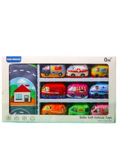 Generic Baby Soft Vehicle Toys with Playmat - 6622  - Image 2