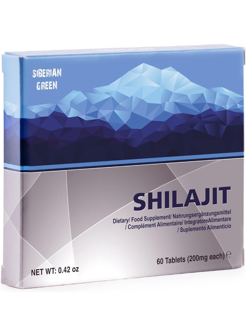 Natural Shilajit 200mg 60 tablets - Image 1