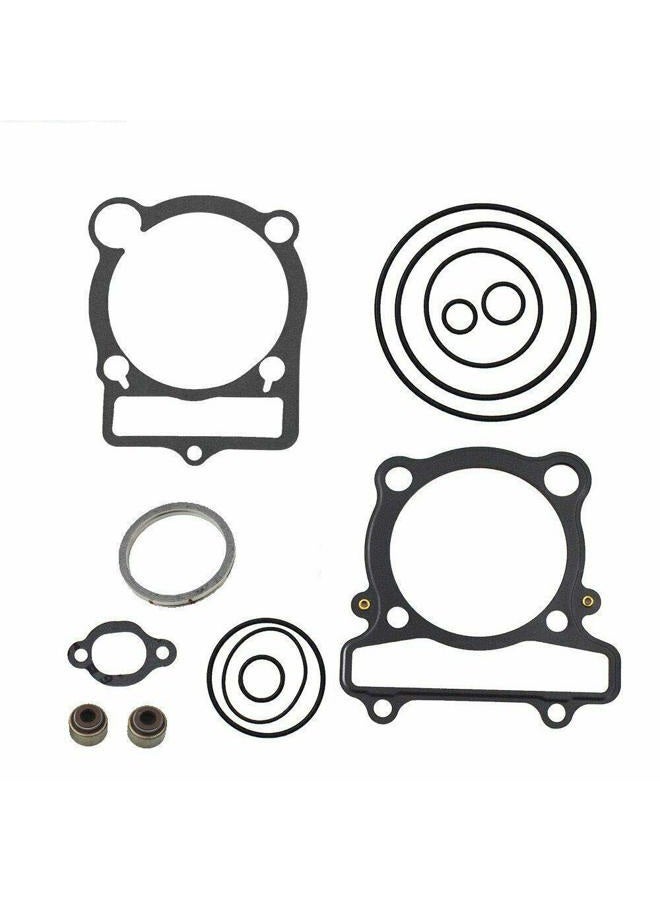 Top End Head Gasket Kit Compatible with YAMAHA Warrior 350 Raptor Big Bear Wolverine Complete Gasket Kit Set