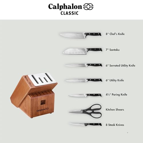 Calphalon Classic Self-Sharpening Cutlery Knife Block Set with SharpIN Technology, 15 piece - Image 5