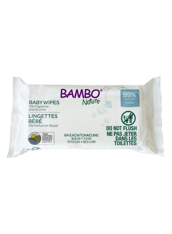 Bambo Nature USDA Certified Biobased Baby Wipes 768 Count - Image 1