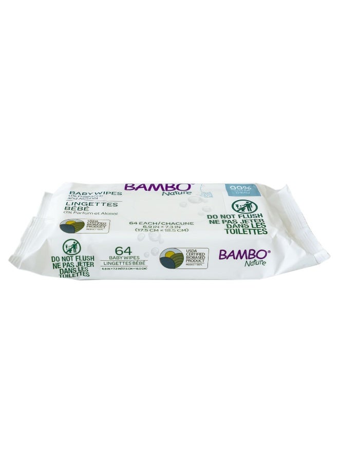 Bambo Nature USDA Certified Biobased Baby Wipes 768 Count - Image 5
