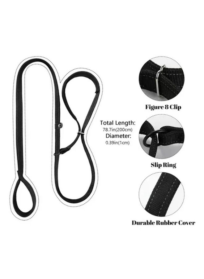 Cover Large Breed Dog Slip Lead Training Leash Red One Size No Pull Elastic Spandecore Hiking Running - Image 2