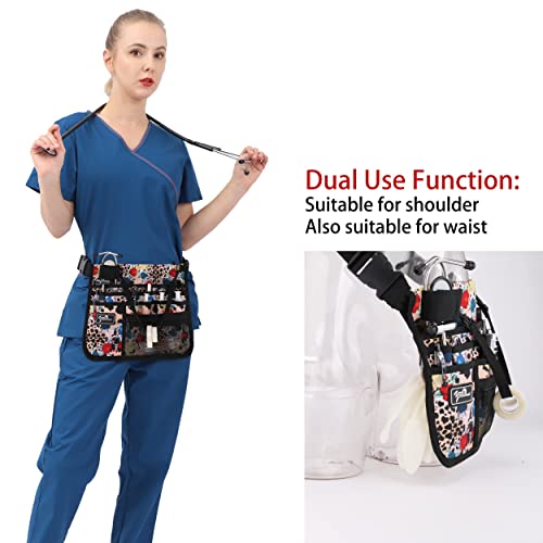 YOURUIMEI Nurse Belt Organizer Pouch - Medical Tool Bag with Practical Waist Bag for Nurses - Pack for Basics - Image 4