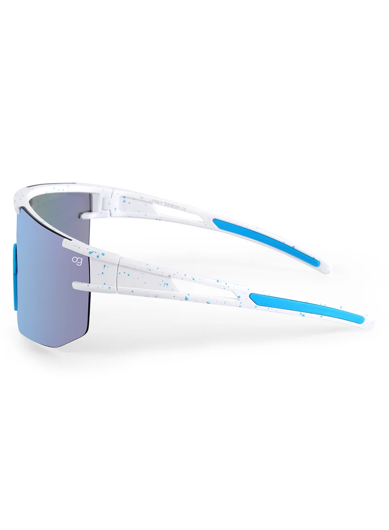 Woggles  Unisex Uv-Protected White Sports Sunglasses  | Best Price UAE