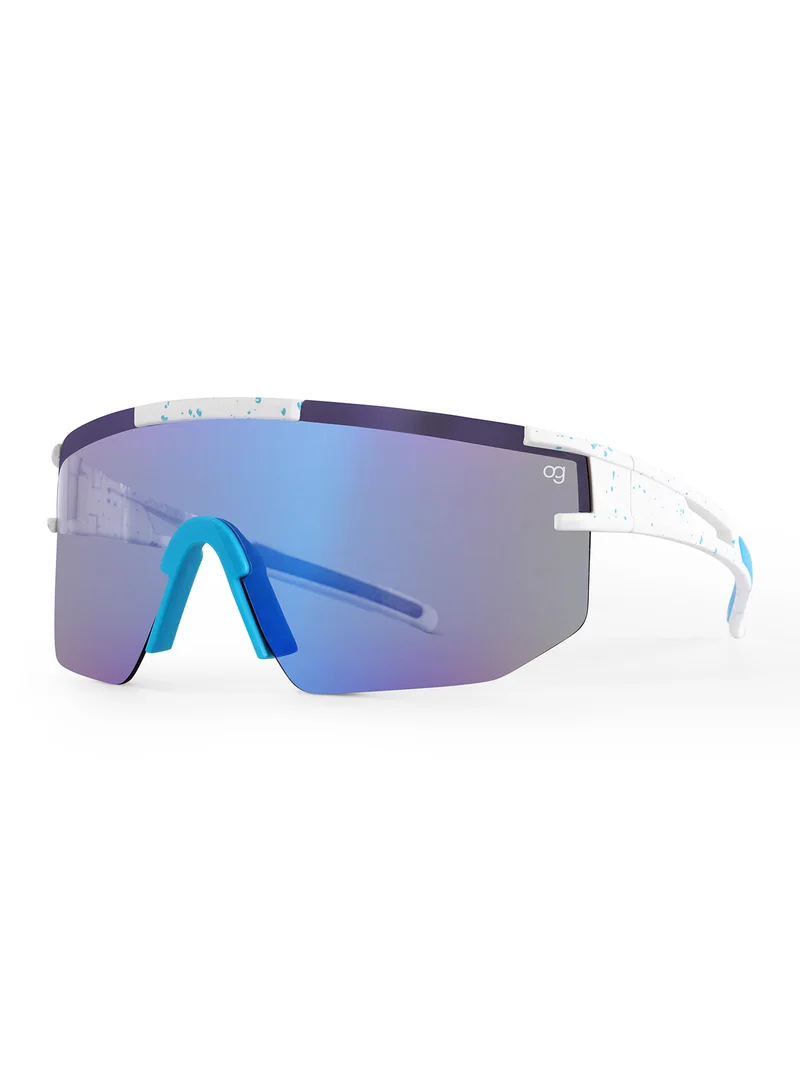 Woggles  Unisex Uv-Protected White Sports Sunglasses  | Best Price UAE