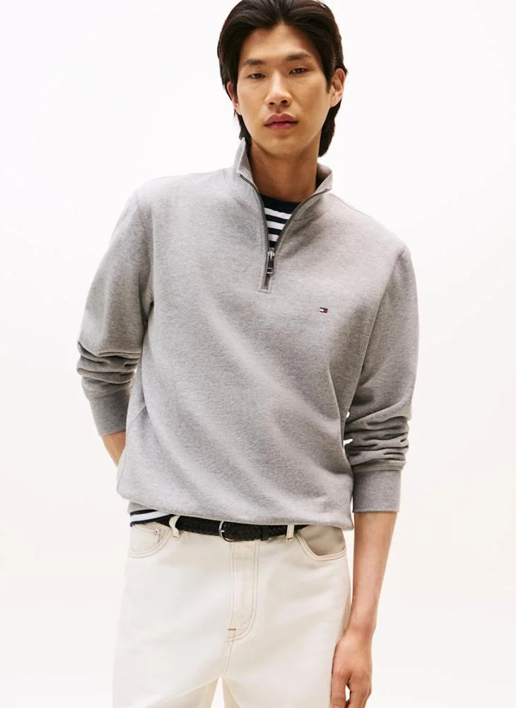 TOMMY HILFIGER Casual Half Zip Sweatshirt