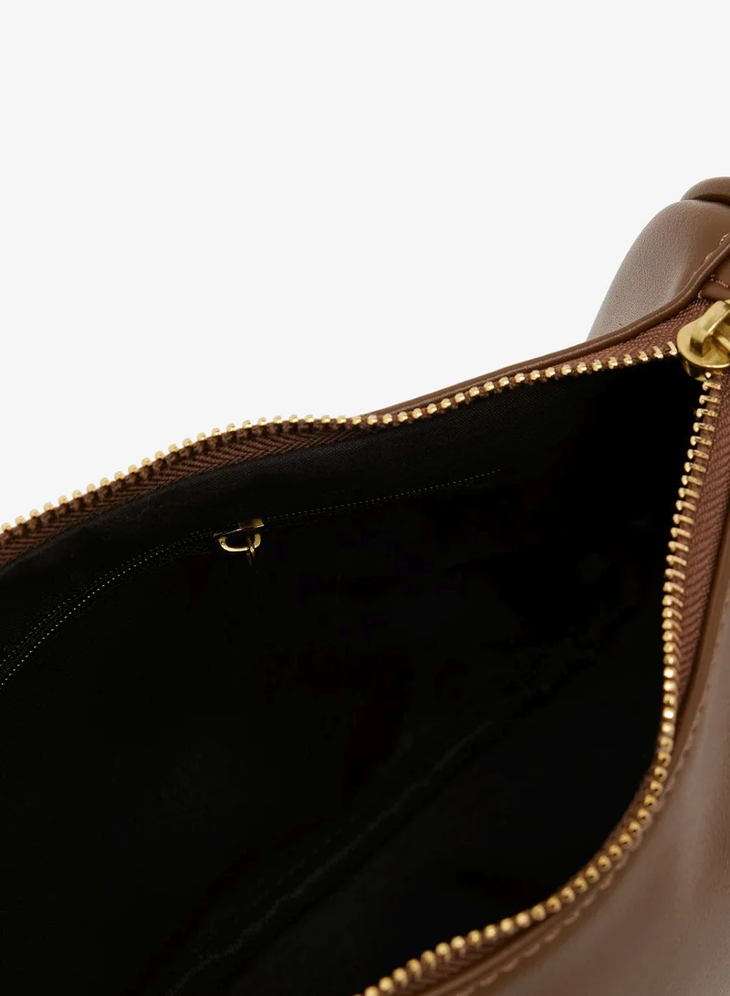 Ginger Brown classic PU shoulder bag for Women | Best Price UAE